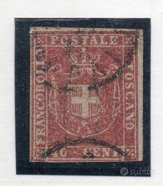 505B - TOSCANA , 40 centesimi n. 21 : usato.