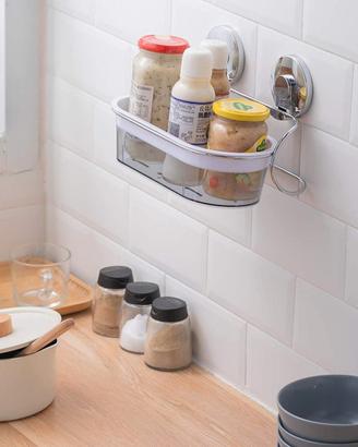 Mensola portaoggetti con Ventose Multiuso