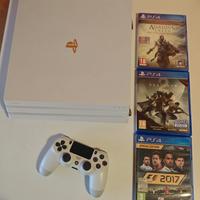 PlayStation 4 Pro White Edition 1TB For Collection
