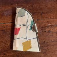 Scopetta e custodia raccogli briciole vintage