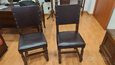 SEDIE ANTICHE MODELLO SPAGNOLO