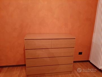 Armadio e Cassettiera in Rovere