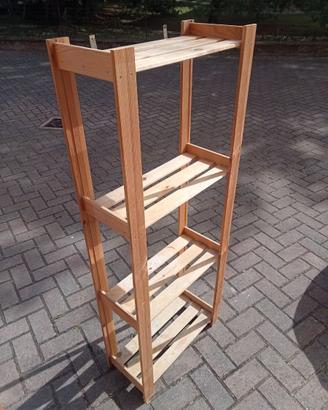 Scaffale ikea legno, credo "albert"