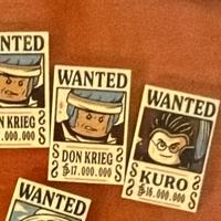 Lego One Piece Wanted Poster