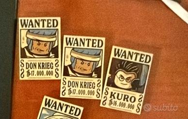 Lego One Piece Wanted Poster