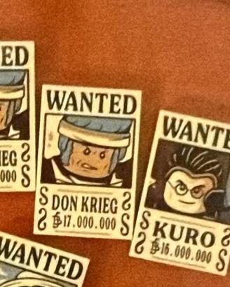 Lego One Piece Wanted Poster