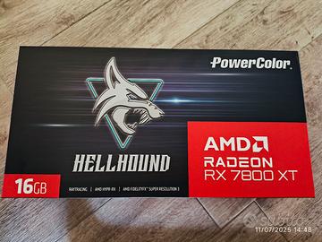 powercolor and Radeon 7800 XT Hellhound