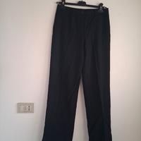 Pantaloni Donna Pura Lana Vergine Neri