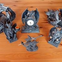 Collezione Draghi da esposizione 6 pezzi