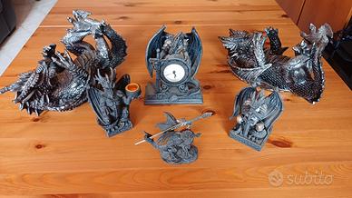 Collezione Draghi da esposizione 6 pezzi