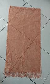 stola elegante oro rosa con paillettes 