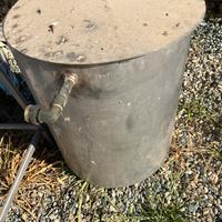 Cisterna acciaio inox con gallegiante