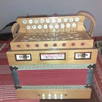 Organetto antico tonalità Re Mi