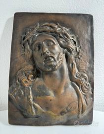 Placca in  rilievo Ecce Homo