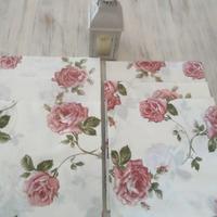 6 Tovaglie con rose Shabby chic