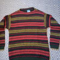 Maglione vintage shetland pura lana  taglia M