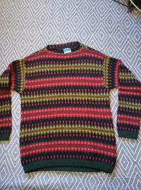 Maglione vintage shetland pura lana  taglia M