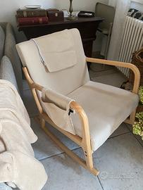 Poltrona dondolo. Modello Maisons du Monde