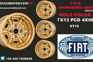Cromodora CD66 7x13 ORO 4x98 Fiat 124 128 X1/9
