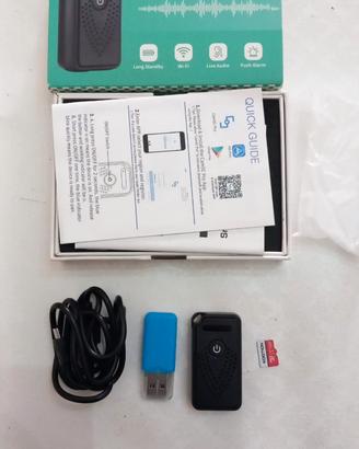 FLYREC WI-FI Audio recorder + micro sd da 128 GB