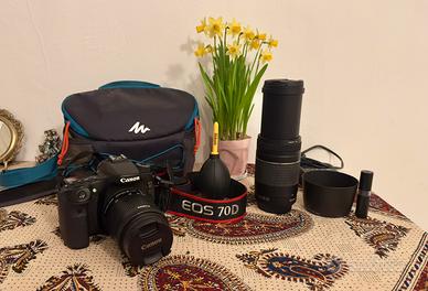 📸 Canon EOS 70D – Come nuova – Kit completo