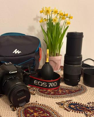 📸 Canon EOS 70D – Come nuova – Kit completo