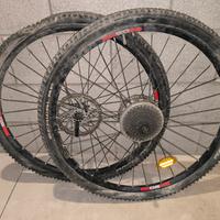 Ruote MTB 29” da sistemare/pulire 