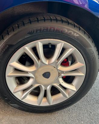 4 Cerchi lega auto Lancia Delta Fiat bravo gomme