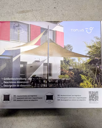 Tenda parasole grigia NUOVA