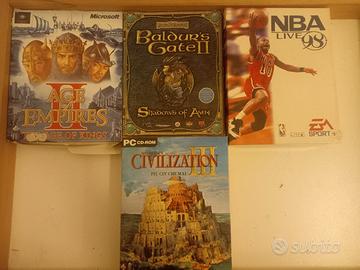 Giochi pc vintage su cd e dvd