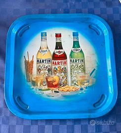 Vassoio Pubblicitario Vintage MARTINI bar 1970/80