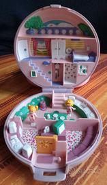 Cofanetto Polly Pocket 1989 Polly's Flat completo