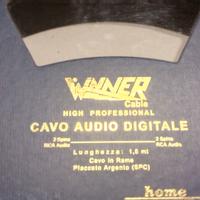 cavi RCA segnale audio rame OFC argentato SPC