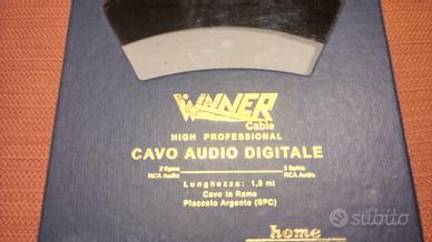 cavi RCA segnale audio rame OFC argentato SPC