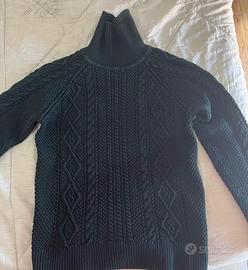 Maglione Doppelgänger collo alto 100% cotone