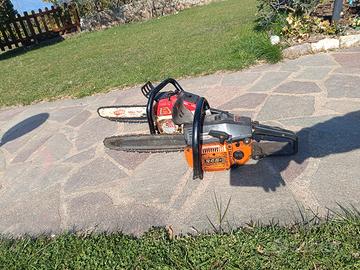 Coppia motoseghe Oleomac 945 e Blitz 50