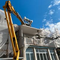 Piattaforma aerea oil& steel 19/11 su Nissan cabst