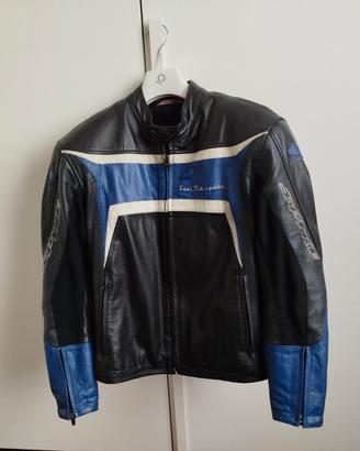 tuta da moto in pelle