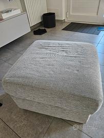 Pouf grigio salotto