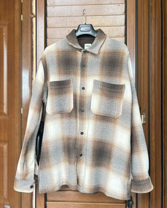 Giacca camicia Zara camicione  uomo XL a quadri