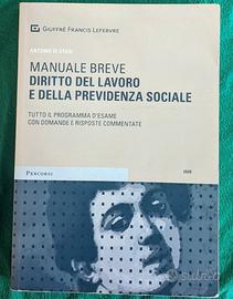 Manuale breve di diritto del lavoro- Di Stasi