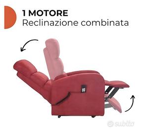 Poltrono reclinabile anziani