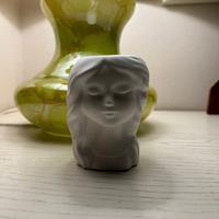 vasetto in ceramica viso donna