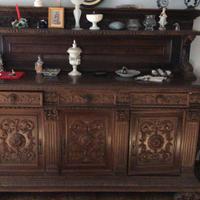 MOBILI DA SALA + TAVOLO  STILE RINASCIMENTO