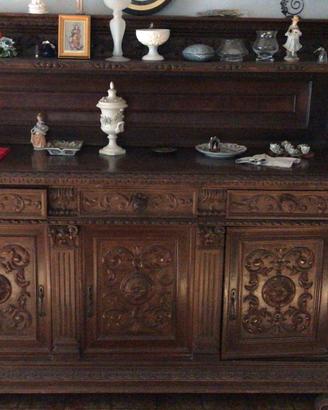 MOBILI DA SALA + TAVOLO  STILE RINASCIMENTO