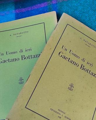 Libro vecchio Gaetano Bottazzi Vicenza 1929