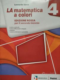 Libro scolastico di matematica cl. 4°