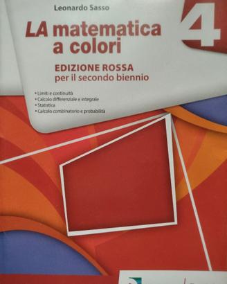 Libro scolastico di matematica cl. 4°