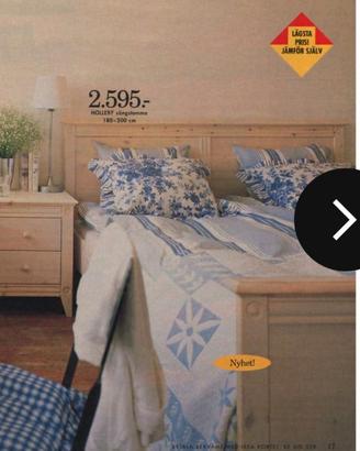 LETTO SINGOLO IKEA - HOLLEBY - 90X200