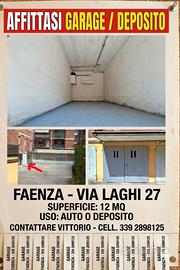 Garage 12 MQ Via Laghi 27 a Faenza (Ra)